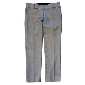 Ann Taylor Loft Womens Size 6 Pants Marisa Straight Houndstooth Stretchy